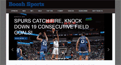 Desktop Screenshot of booshsports.com